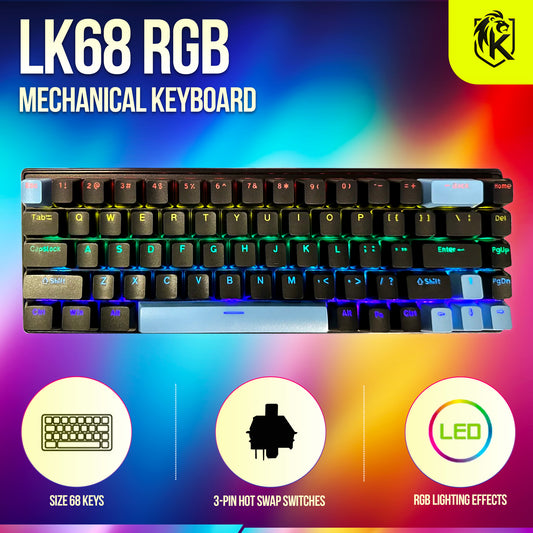 LK68 Hot-swap (Black Blue)